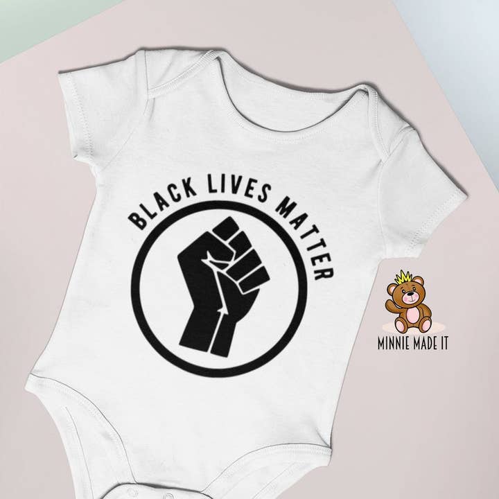 Schwarze Leben Matter Baby Onesie für den Großhandel von Minnie Made It