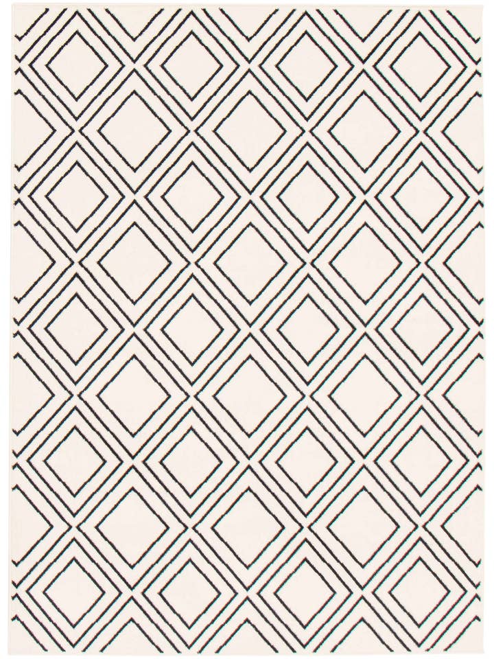 Macy Geod White/Navy Area Rug for wholesale by ECARPETGALLERY