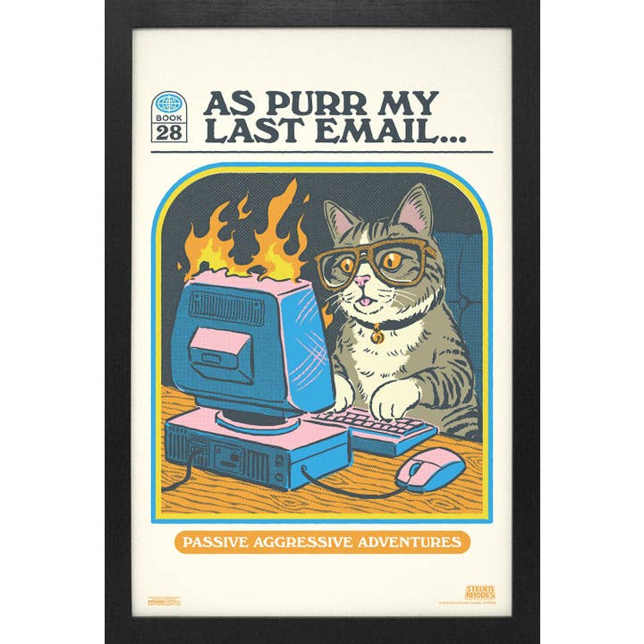 Pyramid America - Wholesale Art Print - Steven Rhodes - As Per My Last Email Framed Print