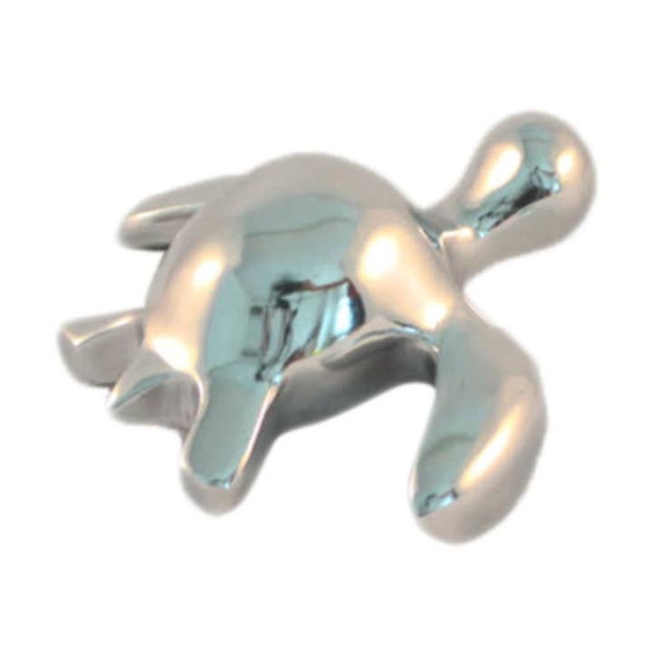 Sea Turtle Mini Figurine Handcrafted in Recycled Aluminum for wholesale by Handcrafted Gift