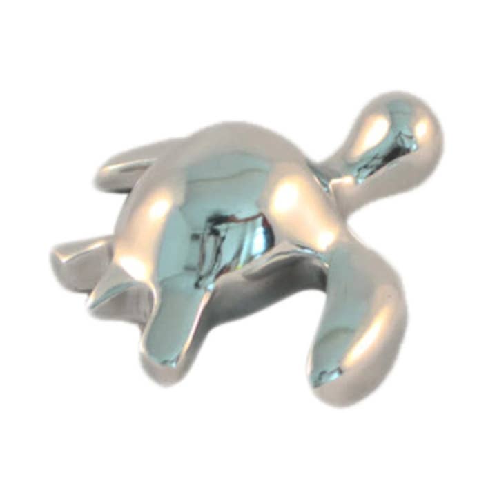 Mini estatueta de tartaruga marinha feita à mão em alumínio reciclado por atacado de Handcrafted Gift