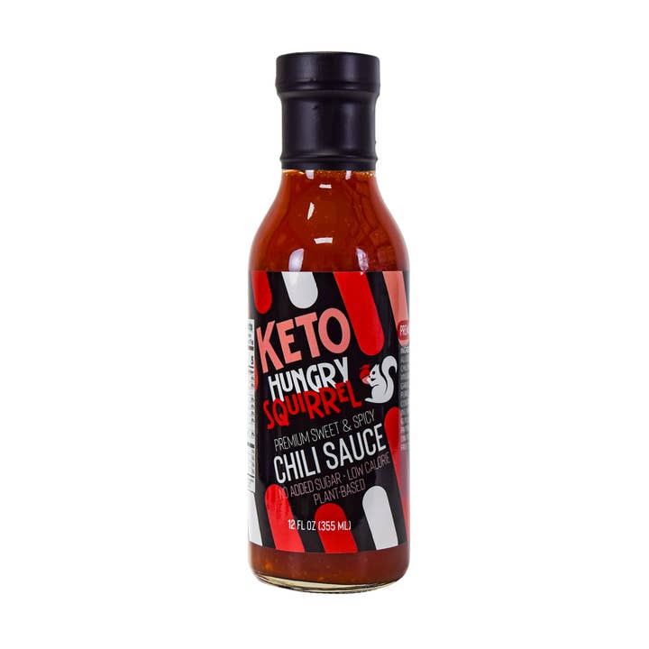 Hungry Squirrel - Wholesale Hot Sauce - Keto Sweet & Spicy Chili Sauce - 6 Pack