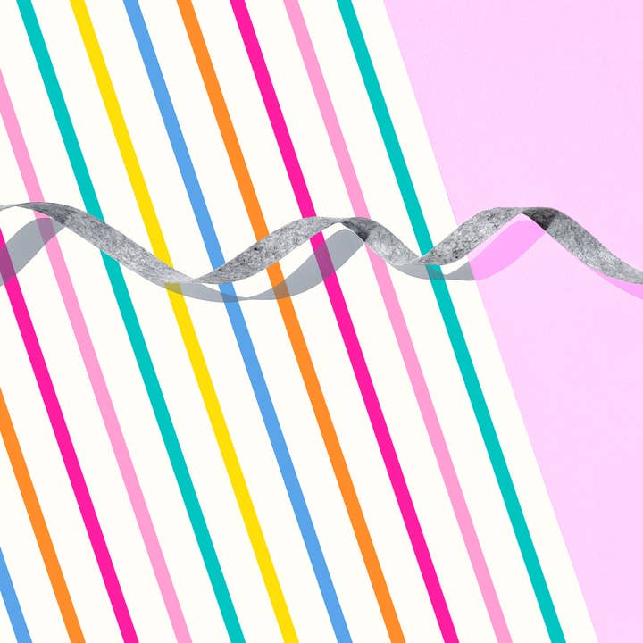 Candy Stripes Gift Wrap / Wrapping Paper Sheet for wholesale by Hooray All Day