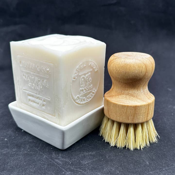 11oz. UNSCENTED Solid Utility Dish Soap STARTER SET for wholesale by Bilyeu & Co.