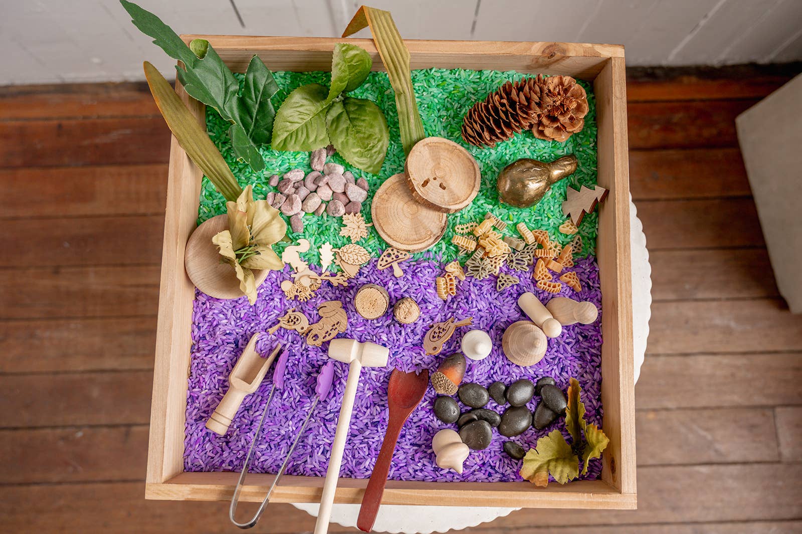 monkey bandit kids - Vente Kit de bricolage – enfant - Kit sensoriel facile Forêt & Nature - sac à vider et jouer5