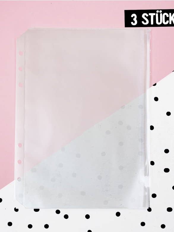 Saco ZIP para o nosso álbum de coleção para Tüddel - A5 *3 unidades* por atacado de Paul und Clara