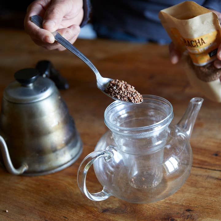 Yoann Gouery-Graine de Breton - Wholesale Health/Detox Tea - Buckwheat tea "Sobacha" 400 g, Japanese recipe AB2