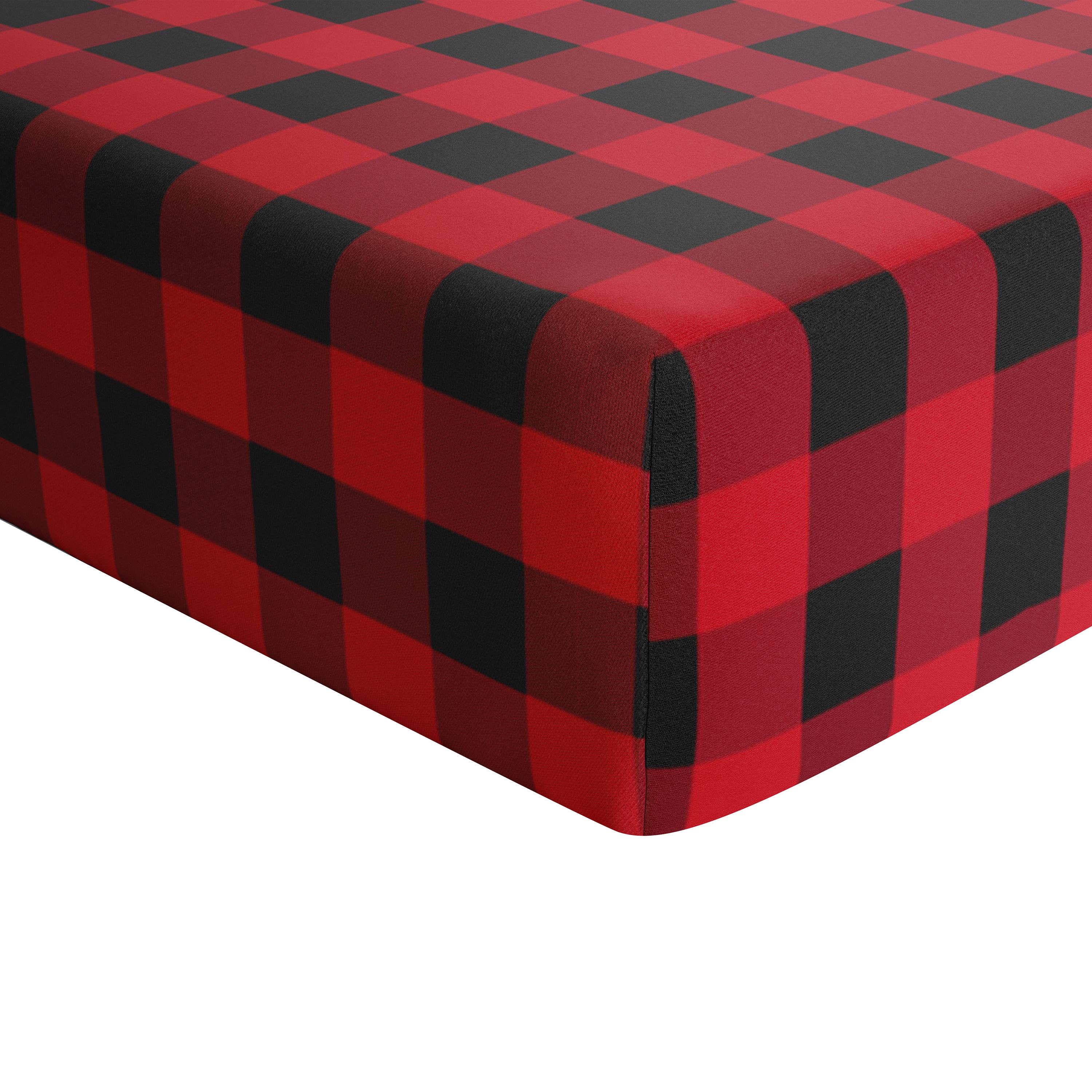 JLIKA - Wholesale Cot/Crib Sheets - Crib Sheets 100% Cotton Red Plaid0