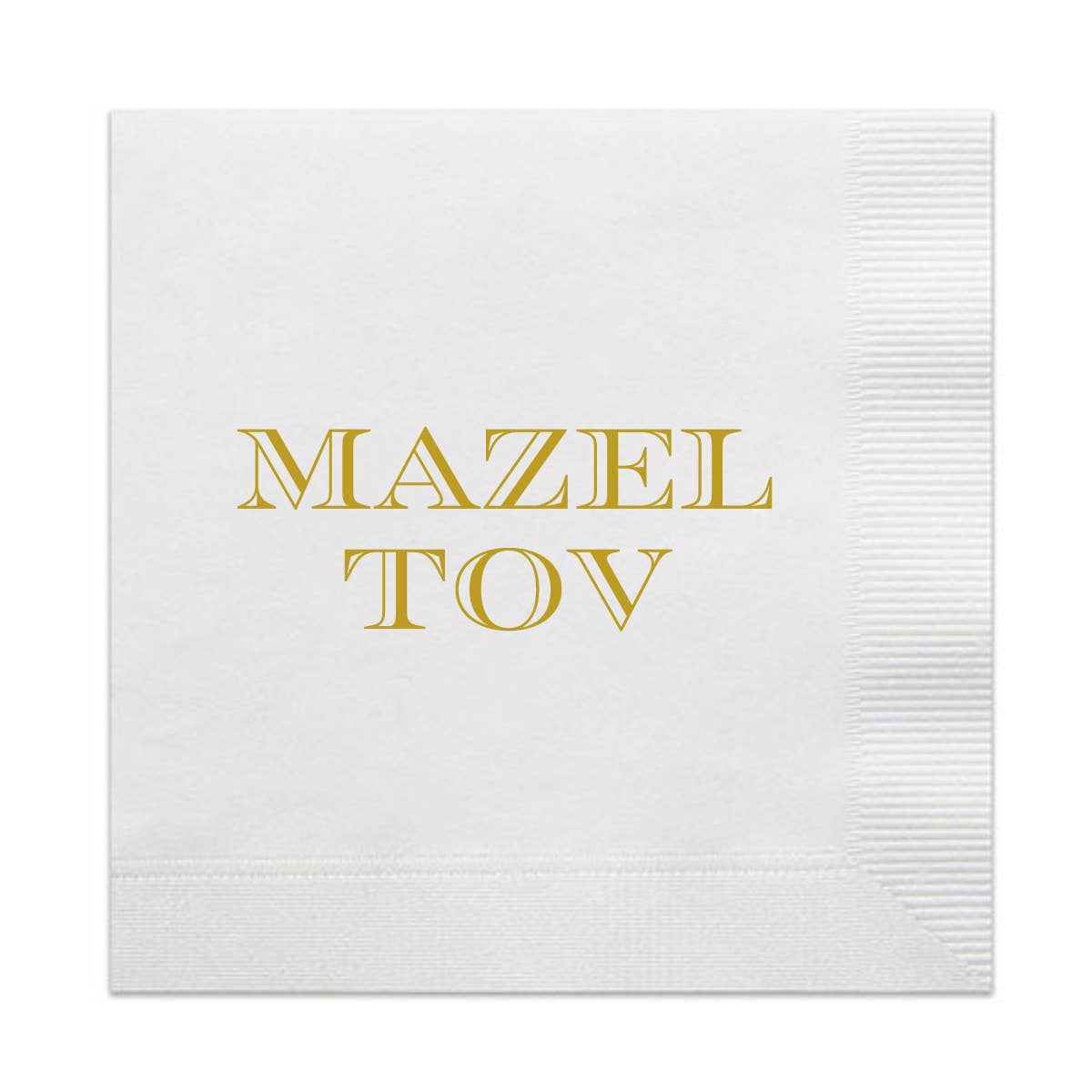Sunshine Daisy LLC - Wholesale Disposable Napkin - Mazel Tov Cocktail Paper Napkins