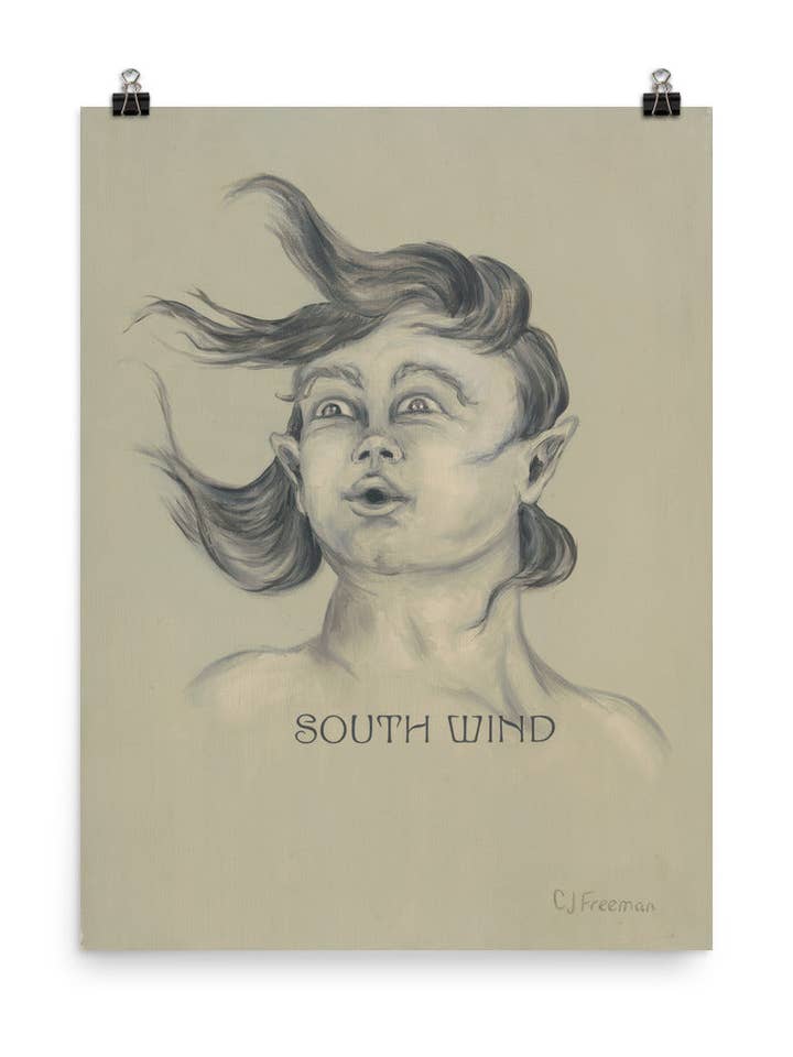 Poster: "South Wind" 18 x 24" for wholesale by Ana Cortez