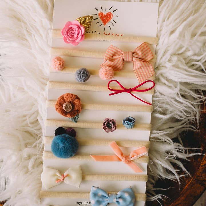 Magnolia Headbands (10-pack) for wholesale by Ellie Beans