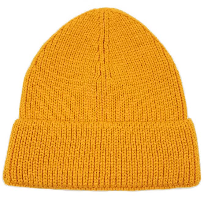 Hana - Wholesale Beanie - Women's - Solid Color Ribbed Knit Cuff Beanie