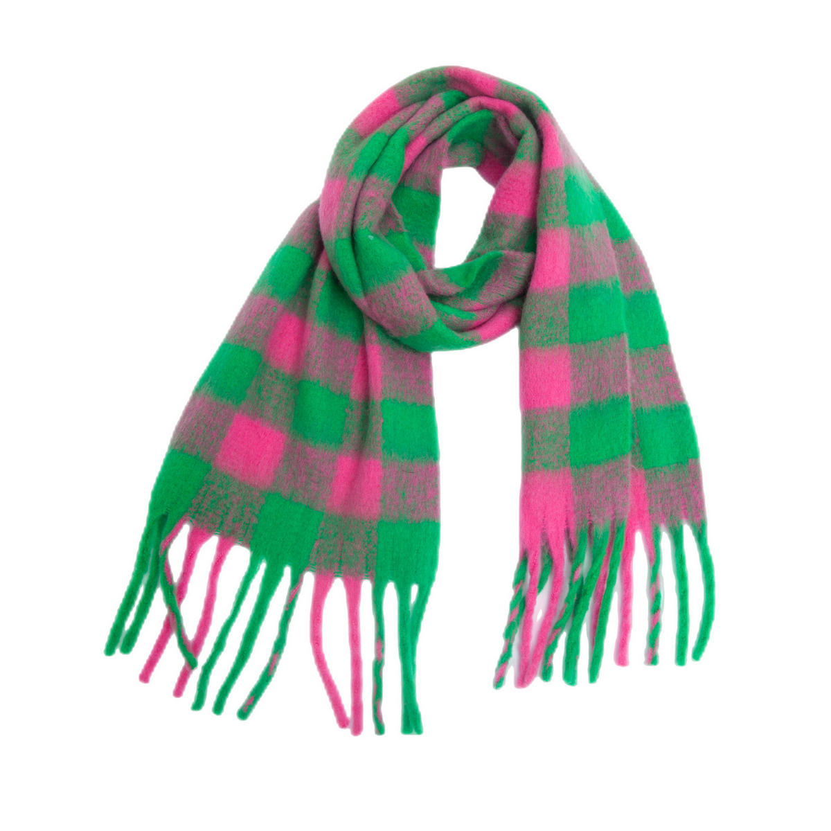 ACCITY - Wholesale Scarf - Women's - PLAID PATTERN FRINGE TRIM WINTER SCARF_CWASC269141