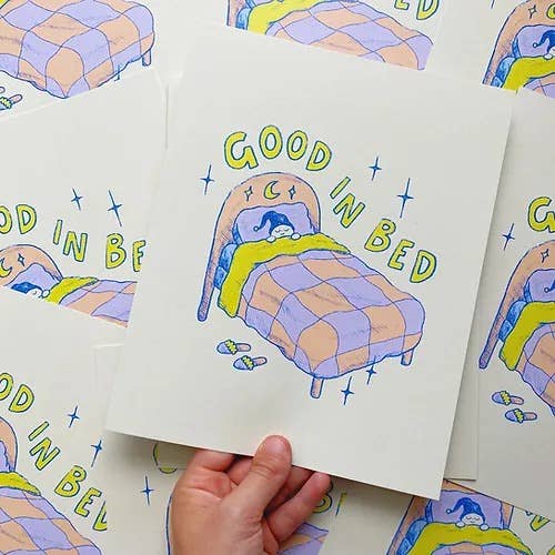 Allison Mckeen Art - Vente Affiche d'art - imprimé - bon au lit1