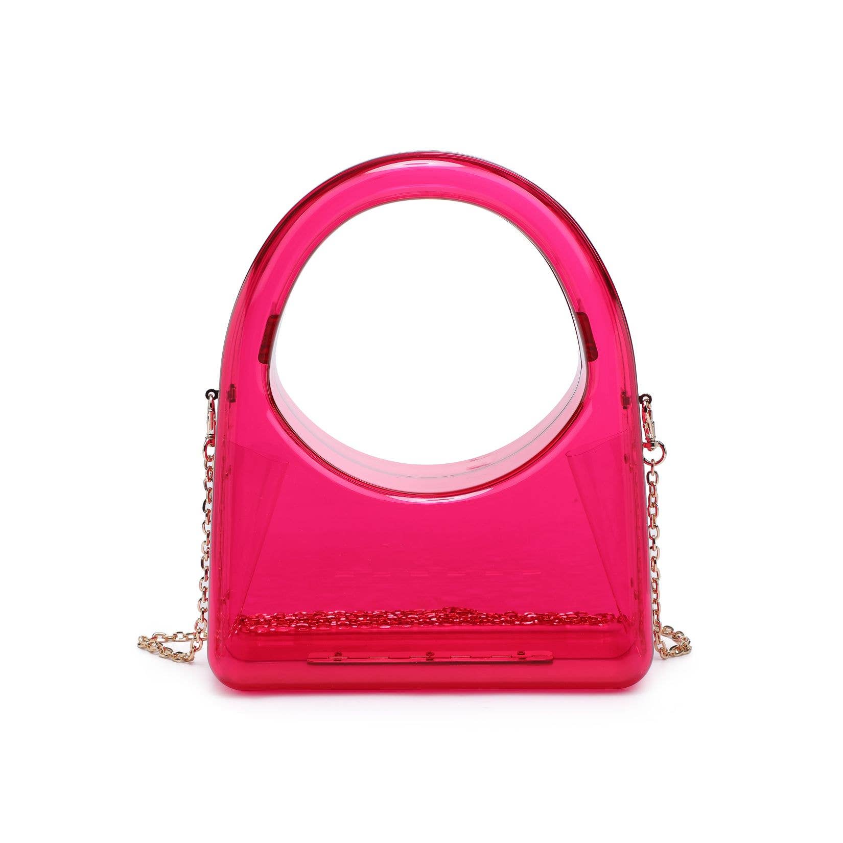 Urban Expressions - Wholesale Clutch - Dames - Zoila acrylic avondtas met transparant design28