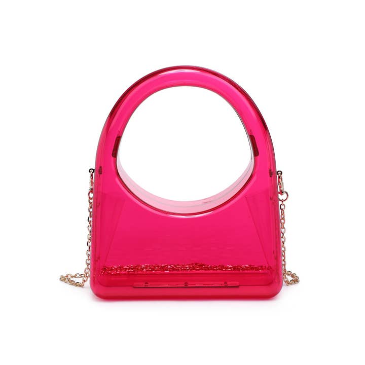 Urban Expressions - Wholesale Clutch - Dames - Zoila acrylic avondtas met transparant design28