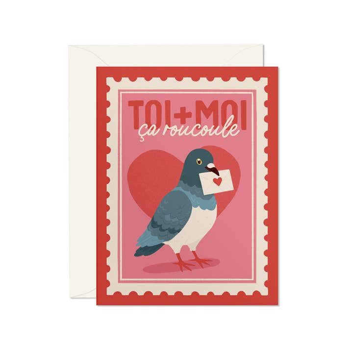 Valentine's Day card - It's cooing for wholesale by Mimosa Design