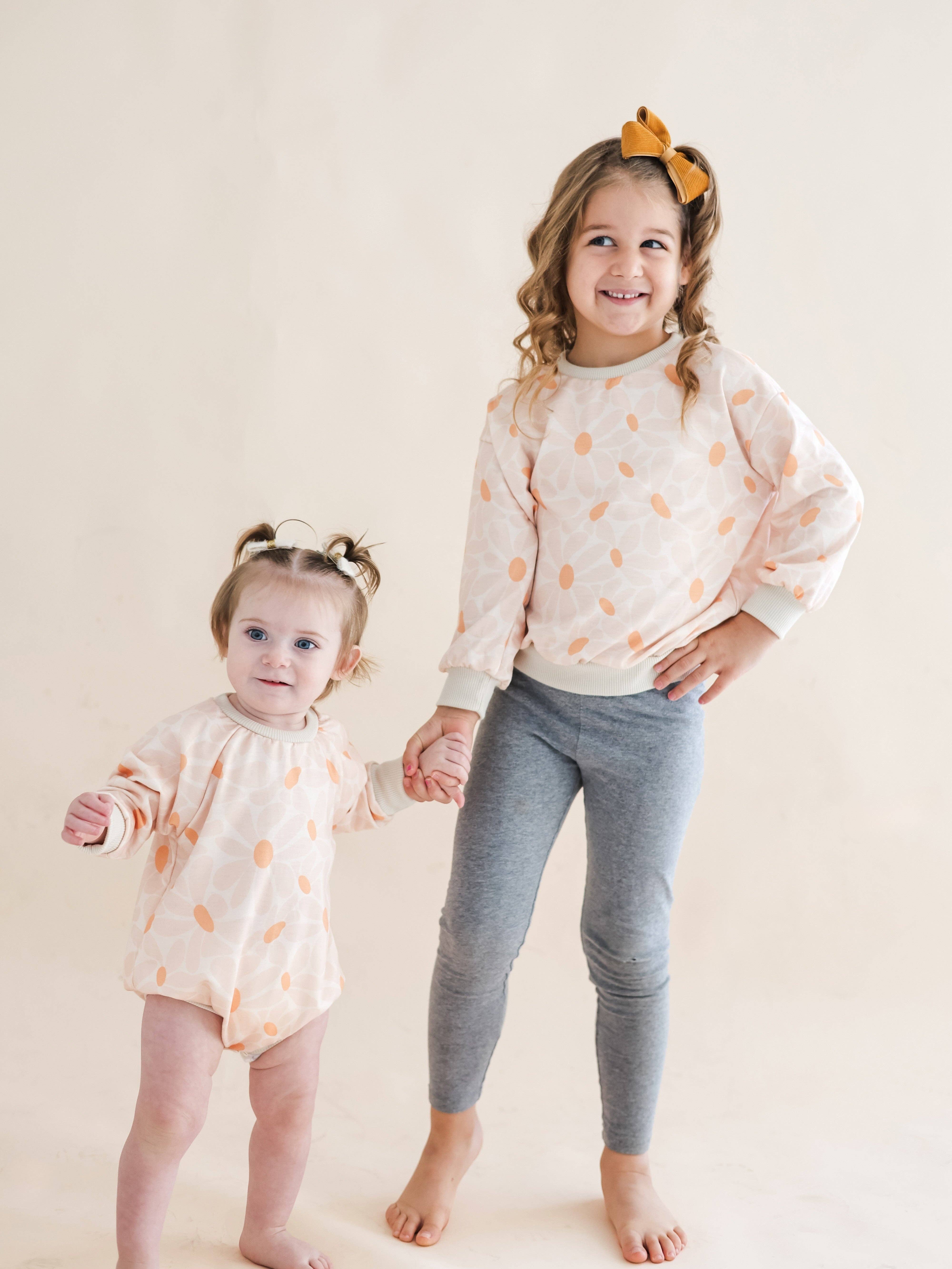Celebrate Your Tribe - Wholesale Bodysuit (Non-Footed) - Baby - Wavy Petal Long Sleeve Romper5