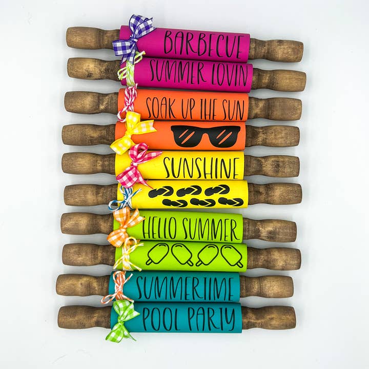 Rolinhos de julho | Decoração temática de verão | Bandeja de nível de verão por atacado de Ruaille Buaille Co