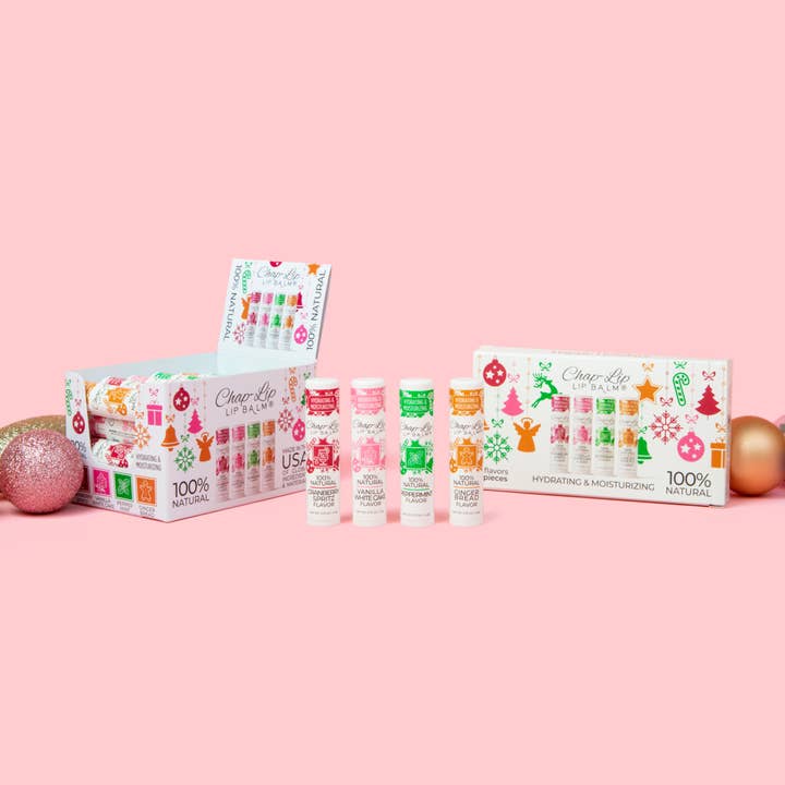 Chap-Lip - Wholesale Lip Balm - Chap-Lip Lip Balm - Holiday Edition 24 CT Display Box