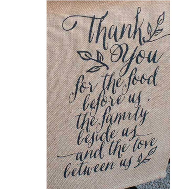 Dicksons - Wholesale Table Runner - 72 X 12 Table Runner Thank You Jute1