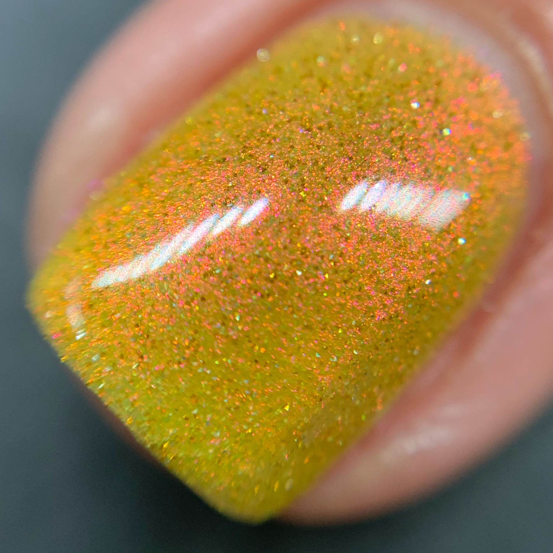 Atomic Polish - Wholesale Nail Polish - Ammonia Yellow Reflective Aurora Nail Polish17