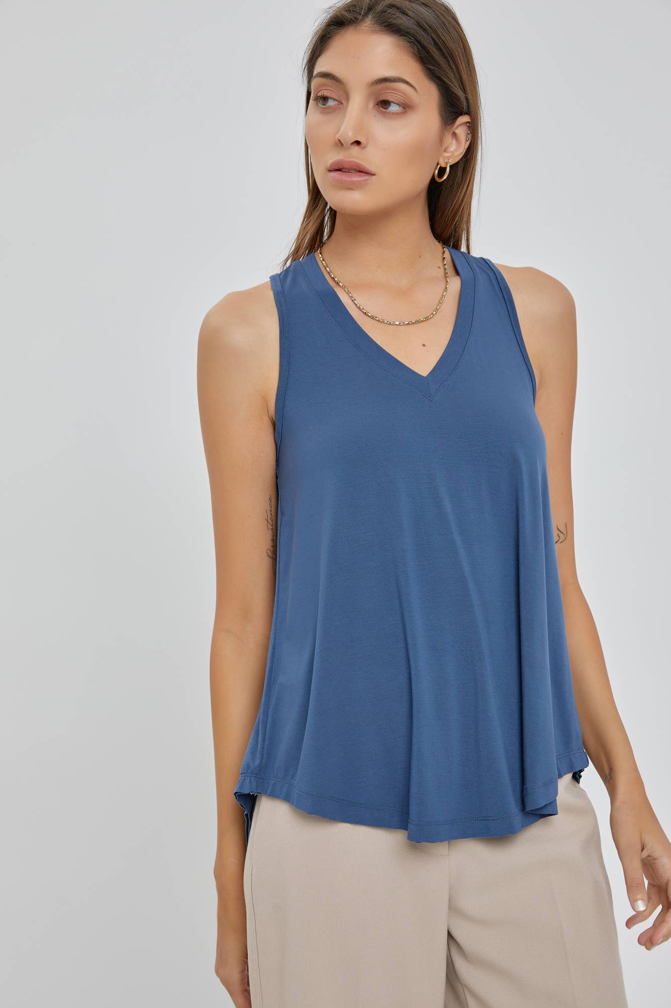 Be Cool - Wholesale Tank Top - Women's - [SOFT CORE] V-NECK TANK49