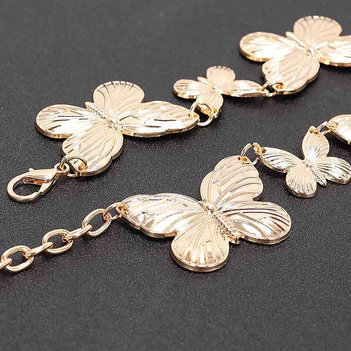 3AM BY H&D ACCESSORIES – wholesale Belt – Women's – Multi Butterfly Chain Belt