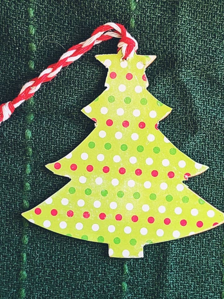 Marcapáginas de madera en forma de Navidad para venta al por mayor de ColoradoBookworms