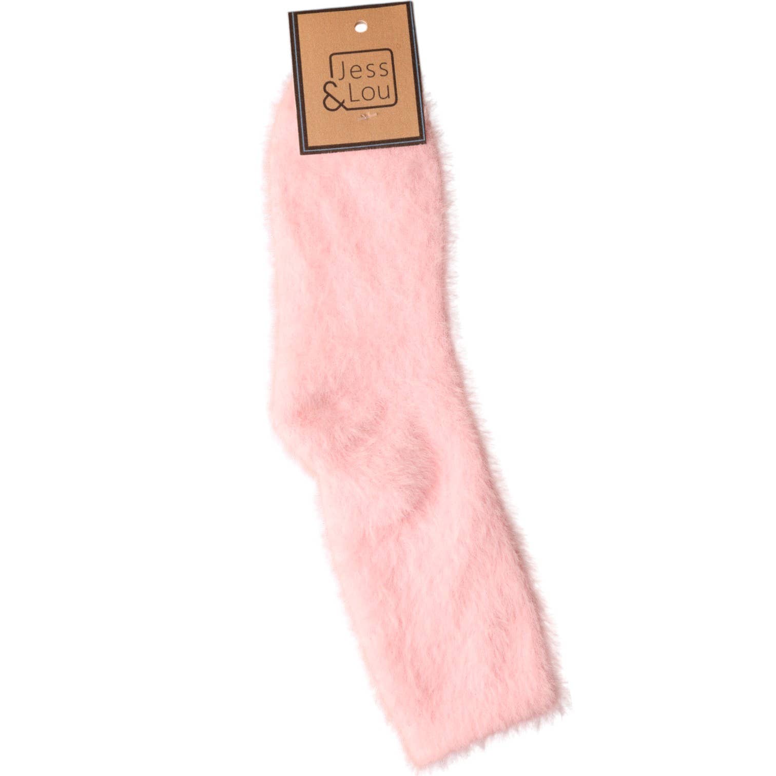 Jess & Lou – wholesale Socks – Women's – Fluffy Pink Socks SL8000