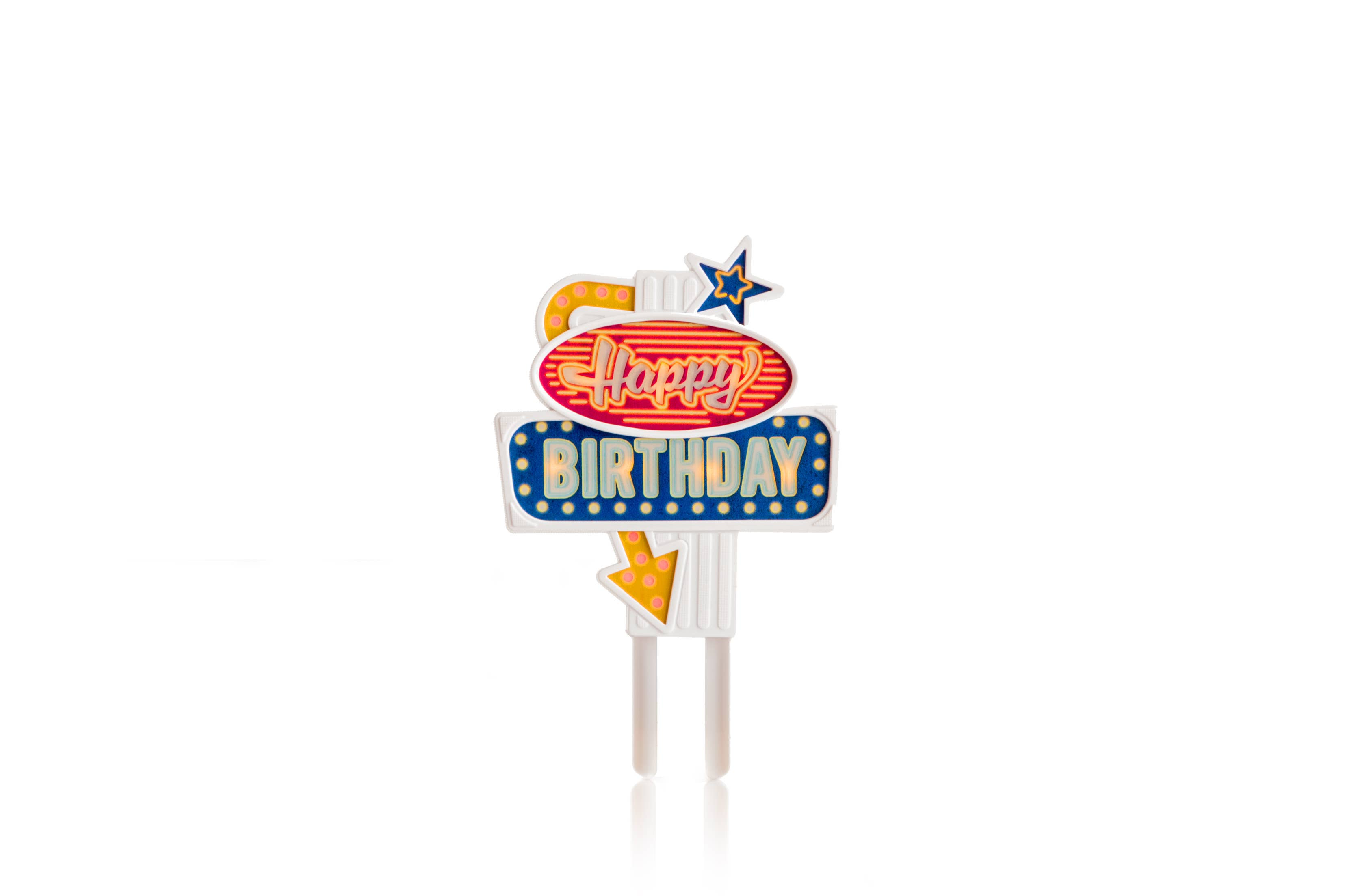 SUCK UK Ltd - USA - Wholesale Cake/Cupcake Topper - Flashing Birthday Cake Topper3