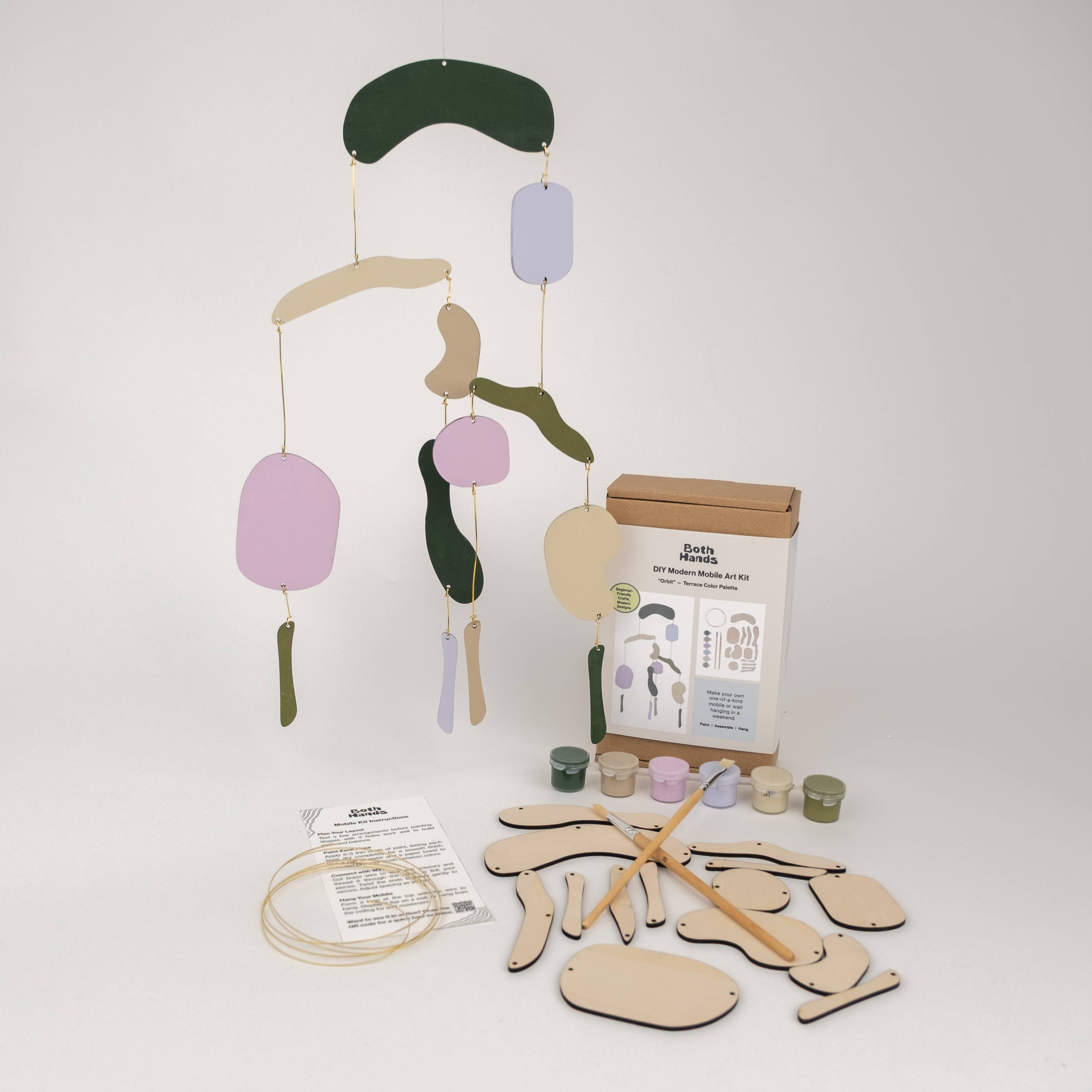 Both Hands Crafts - Wholesale DIY Craft Kit - "Orbit" Mobile Kit – DIY Sculptural Mobile Craft Kit4