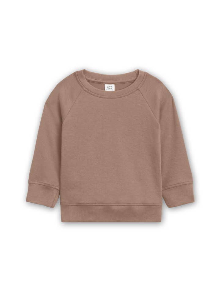 Colored Organics - Wholesale Sweatshirt - Kids - Organic Baby and Kids Portland Pullover - Truffle