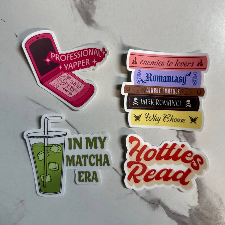 Pop Culture Stickers for wholesale by SAAV by Steamy Lit