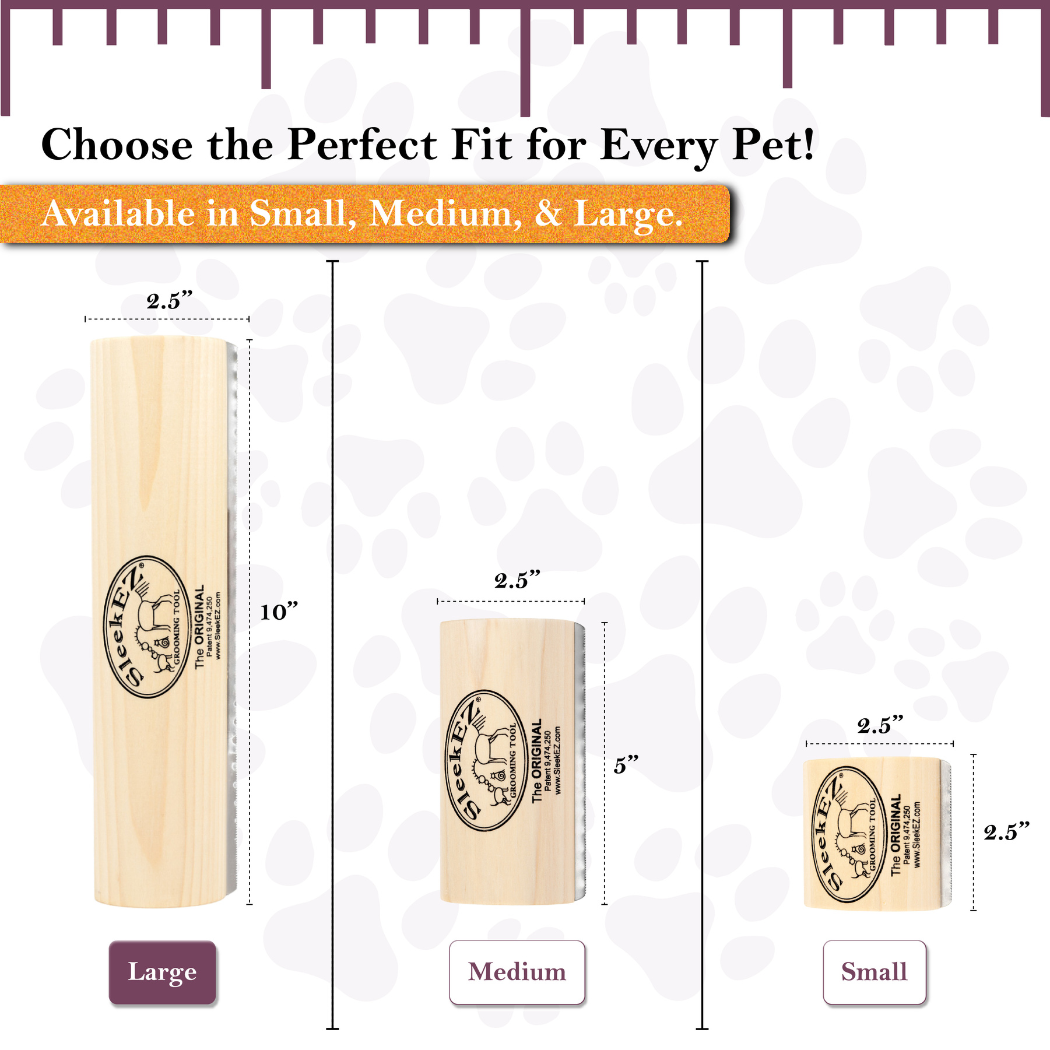 SleekEZ - Vente Outil de toilettage – chien - SleekEZ® Brosse à chevaux pour mue et toilettage (25,4 cm)6