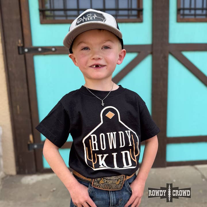 BROWN- Rowdy Kid Tee and other Purchase Wholesale t shirts no tags. Free Returns & Net 60 Terms on Faire trending on Faire.