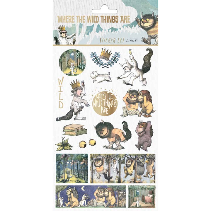 Paper House Productions - Wholesale Sticker - Where the Wild Things Are Sticker Pack