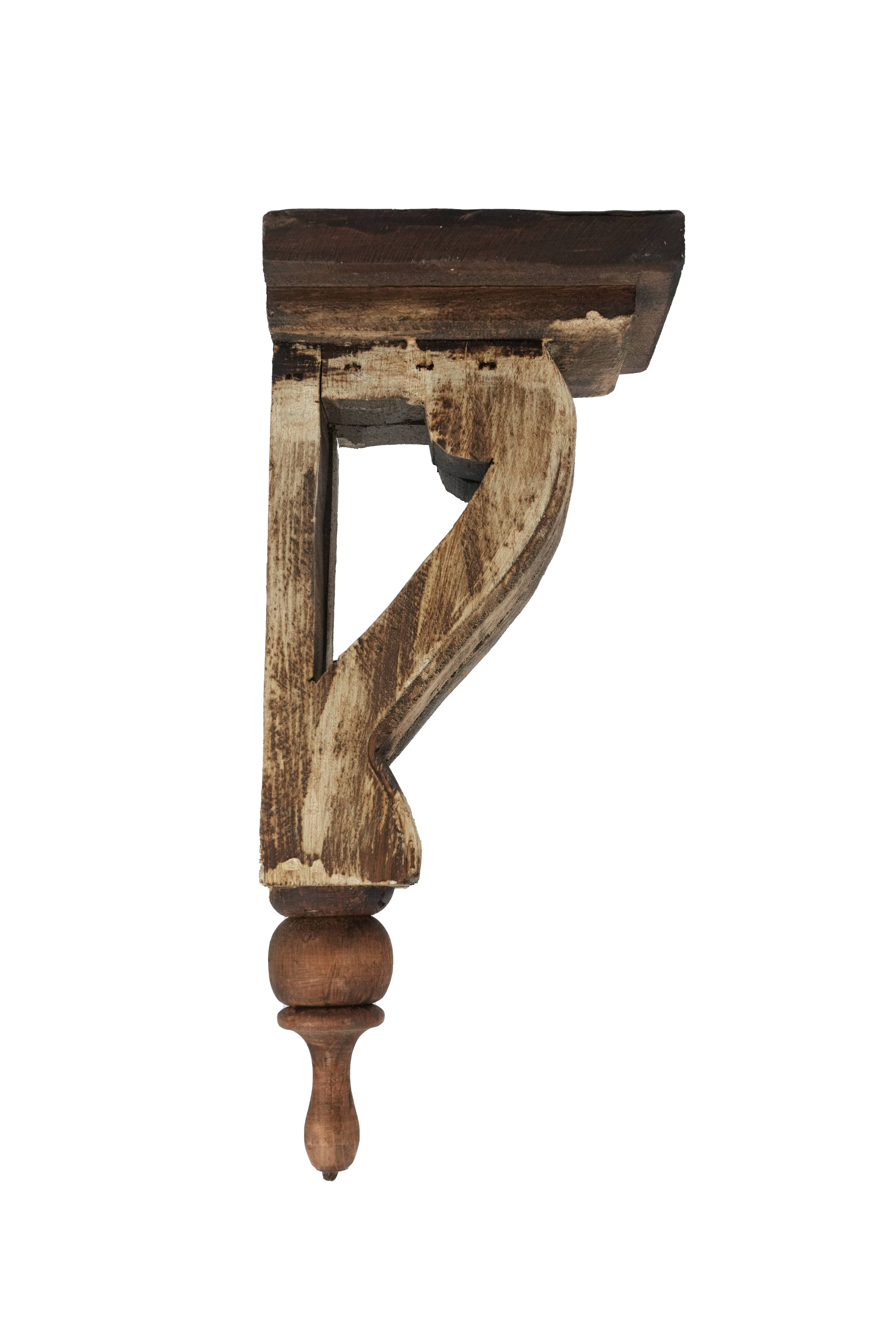 My Amigos Imports - Wholesale Decorative Tabletop Object -  Joliet Farmhouse-Rustic-Corbel-Antiqued White-5Wx6Dx14H-NEW1