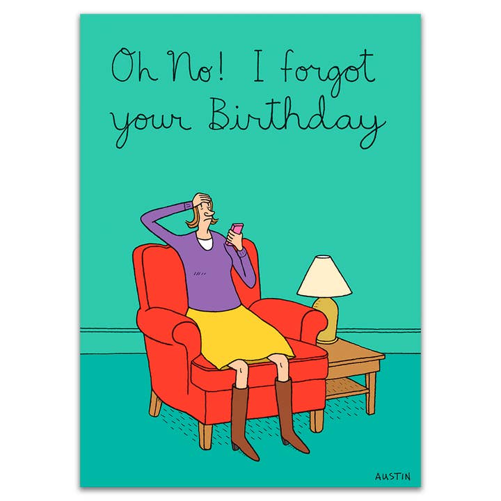 Horrible Without Me for wholesale by SNAFU Designs - Greeting Cards