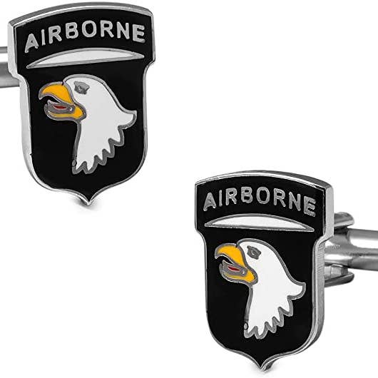 101st Airborne American Division Shirt Cufflinks for wholesale by Beclosetoyou