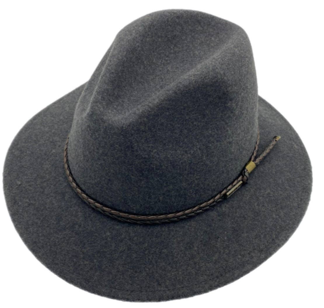 Jacaru Australia - Vente Chapeau en feutre – unisexe - Chapeau Fedora Jacaru 1847 Outback25