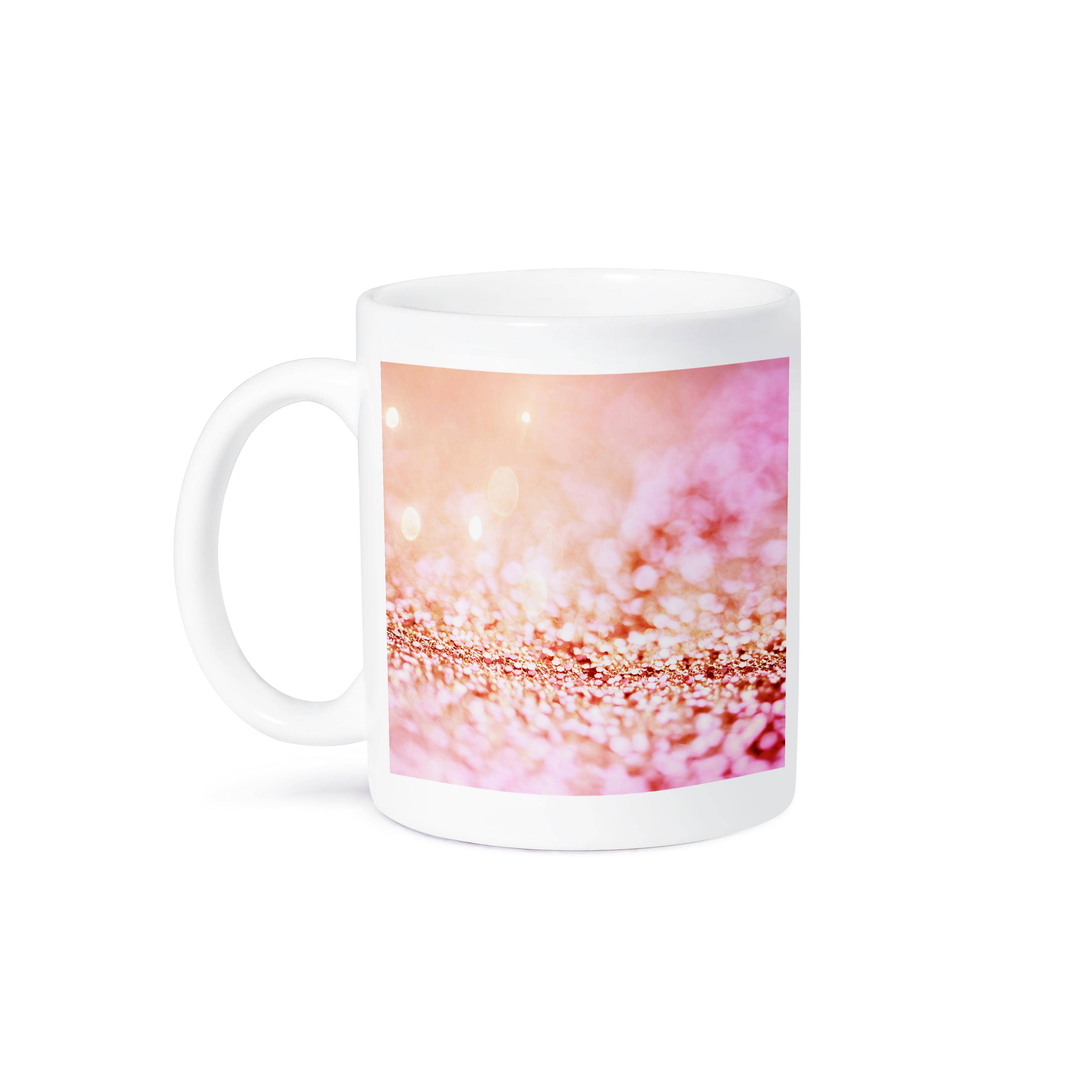 3dRose - Wholesale Coffee Mug - 3dRose, Sparkling Pink Gold Luxury Elegant Shiny Faux Glitter Effect Artprint, Mug8