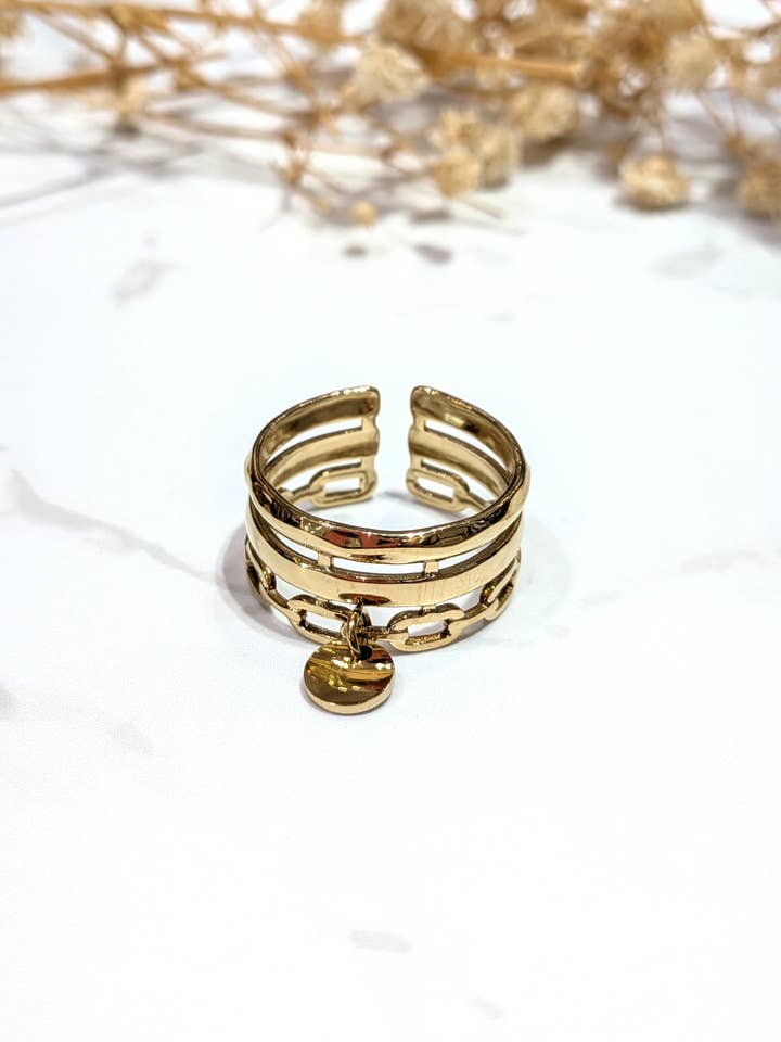 Timeless Noellia ring in stainless steel for wholesale by LOLO & YAYA