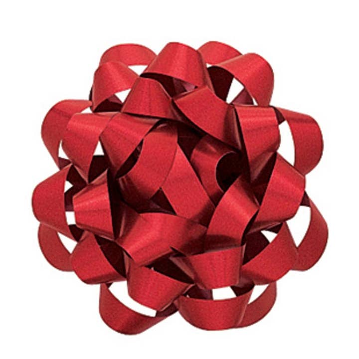 Matte Red Bow Medium for wholesale by The Gift Wrap Company