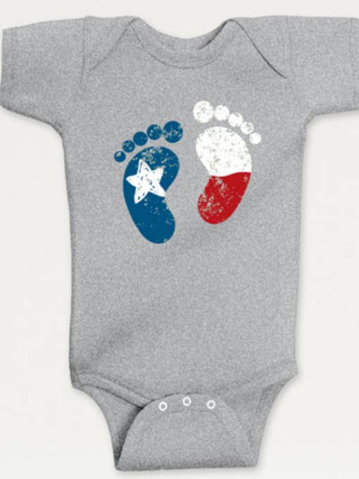 Baby Footprints Tx for wholesale by Crossroads Designs