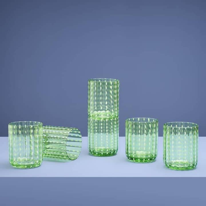 Copo Dotty, Verde, 8 x 10 cm, 400 ml por atacado de WERNS