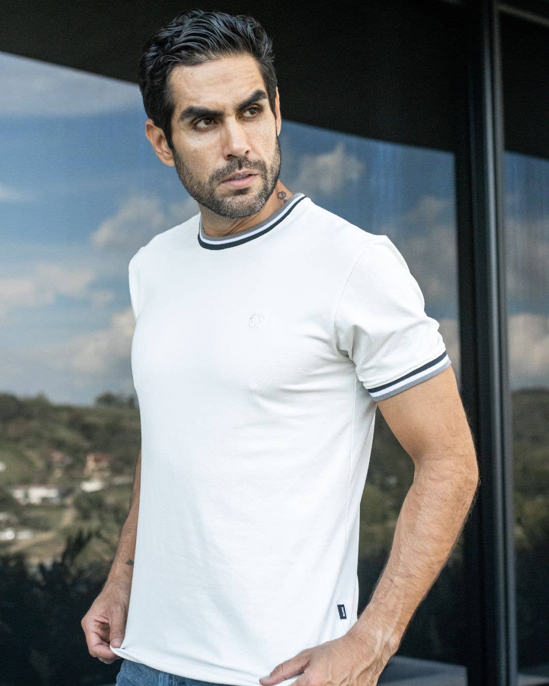 DANTE - Wholesale T-Shirt - Men's - Dante Ivory Stain Resistant T-Shirt 1