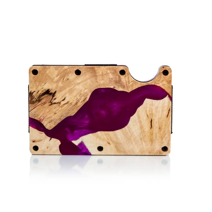 Wooden Element - Wholesale Wallet - Unisex - Wood/Resin Smart Wallets (Assorted pack of 11)