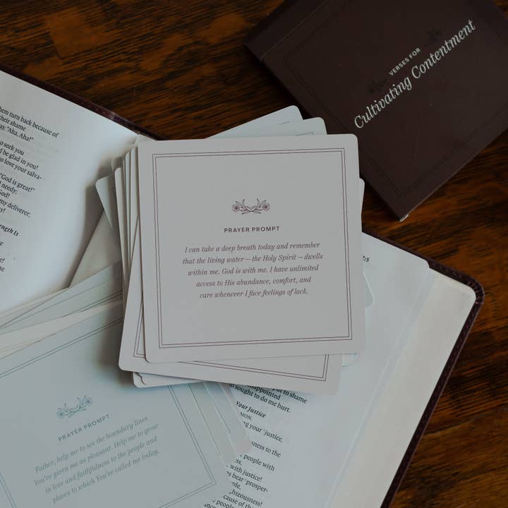 The Daily Grace Co - Wholesale Religious Card - Verses for Cultivating Contentment2