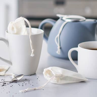 Återanvändbar tepåse i ekologisk bomull för wholesale av ecoLiving